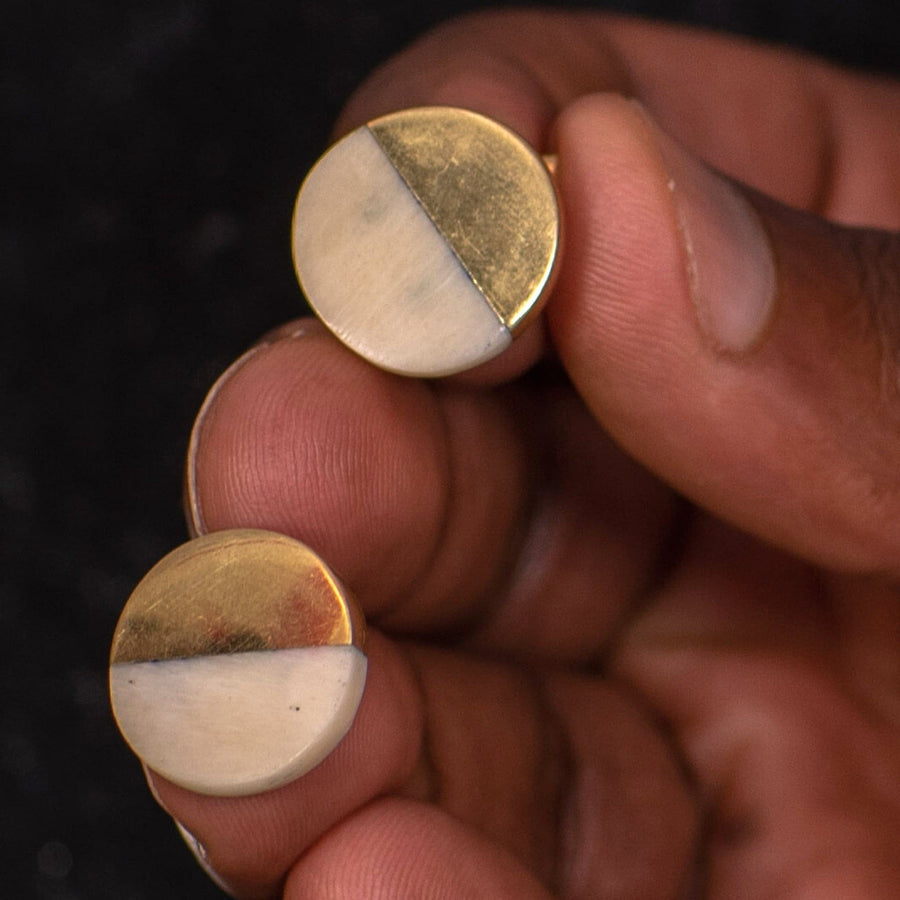 Ukwezi Bronze Earrings.
