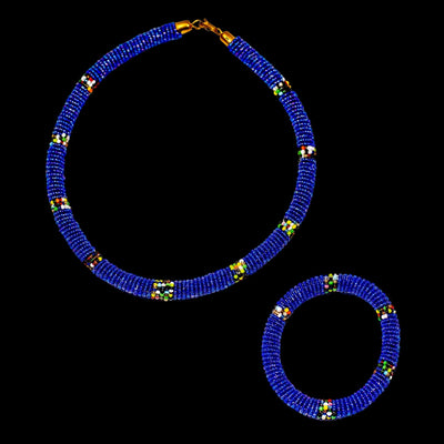 Masai Necklace & Bracelet.
