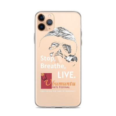 Stop Breathe Live iPhone Case.
