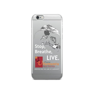 Stop Breathe Live iPhone Case.